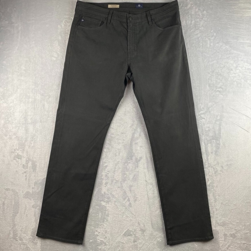 Adriano Goldschmied Pants Mens 36x32 Graduate Tailored Leg Stretch Twill AG Gray